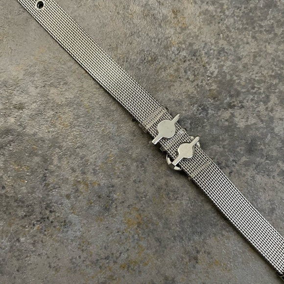 Keep Collective Mesh Band Bracelet Love Heart Silver - Picture 4 of 7